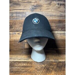 BMW Baseball Cap/ Hat- Black- Cotton, Adult, Adjustable,Embroidered Logo